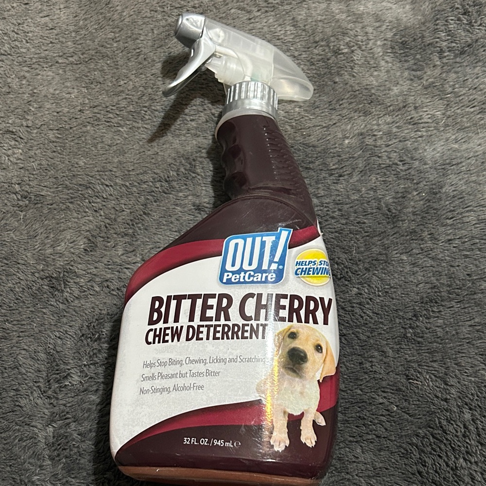 Bitter Cherry Chew Deterrent Spray - Brown